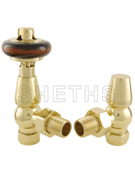 Faringdon Thermostatic Radiator Valve - Brass TRV