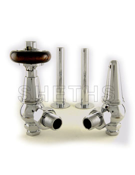 Sheths Byron Thermostatic Radiator Valve Kit Chrome