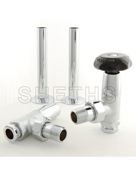 Sheths Bradley 3/4 inch Chrome Radiator Valve (pair)