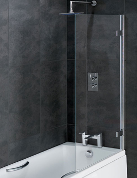 Sheths Eastbrook Volente 8mm Hinge Bath Shower Screen Easy Clean