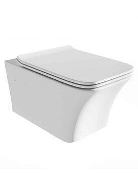 Sheths Eiffel Wall Hung Toilet with Soft Close Seat  By Sheths