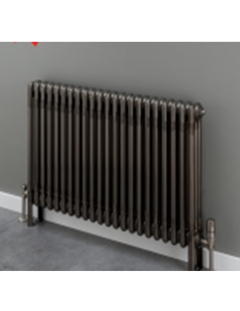 Supplies4Heat Cornel 4 Column Radiator Bare Metal Lacquer 500mm