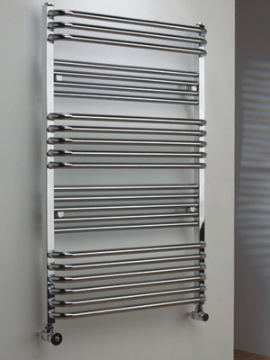 The Radiator Company Poll Towel Rail in Chrome