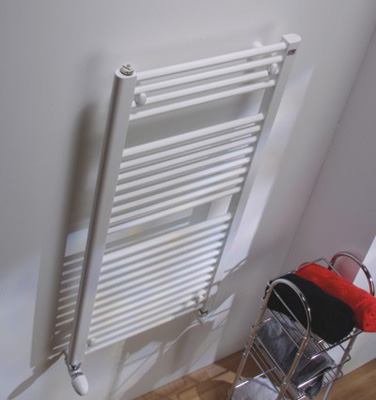 The Radiator Company Lupin Towel Rail in Chrome  By The Radiator Company