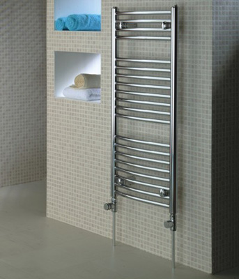 The Radiator Company Poppy Towel Rail in Chrome