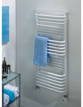 Poll Electric Towel Rail White