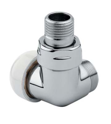 Ultra Heat Ultraheat Corner Thermostatic Angle Valve Pair Chrome Finish  By Ultra Heat