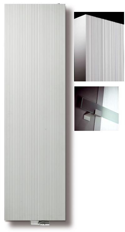 Vasco Bryce Vertical Designer Radiator in White (11328 - V75)