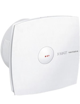 Vectaire X-Mart Front Grille Opening Extractor Fan 10cm in White