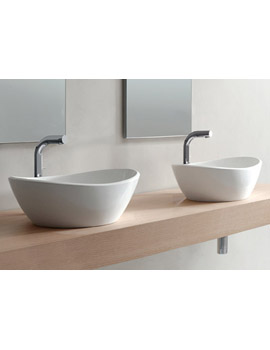 Amalfi 55 Rimless Countertop Basin VB-AML-55