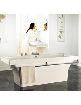 Victoria & Albert Capri Contemporary Double Ended Bath  By Victoria & Albert