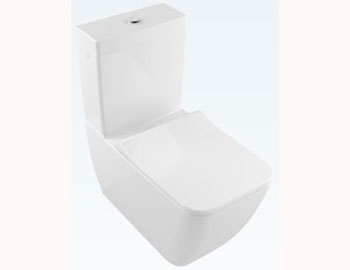 Villeroy and Boch Venticello Toilet Washdown WC For Close-Coupled WC-Suite, Rimless - 4612R0