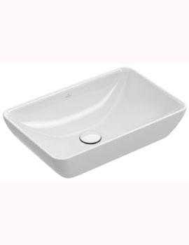 Venticello 550mm Semi-Surface Mounted Washbasin Without Tap Holes - 411355