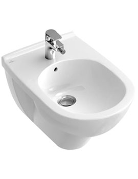 O.Novo Wall Mounted Bidet 1 Tap Hole 360mm - 546000