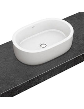 Villeroy and Boch Architectura Oval Surface-Mounted Washbasin 600mm - 412660