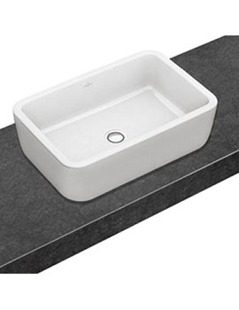 Villeroy and Boch Villeroy and Boch Architectura Square Surface-Mounted Washbasin 600mm - 412760