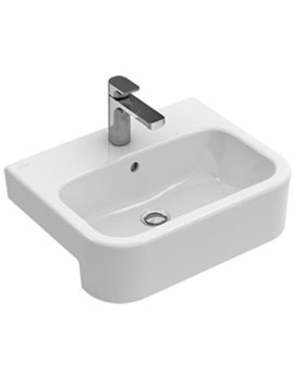 Villeroy and Boch Architectura Semi-Recessed Washbasin 550mm - 419055