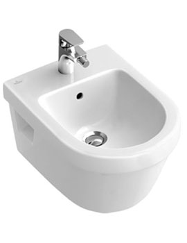 Architectura Wall Mounted 370mm Curved Bidet - 548400