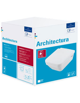 Architectura Wall Mounted Rimless WC Complete - 5685HR