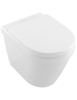 Architectura Floor Standing 370mm Washdown WC, Rimless - 5690R0