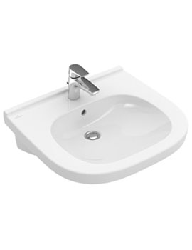 Villeroy and Boch O.Novo Vita Washbasin 610mm 1 Tap Hole - 411960