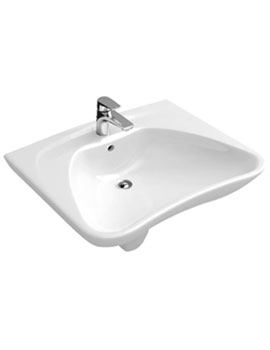 Villeroy and Boch O.Novo Vita Washbasin 600mm 1 Tap Hole - 711963