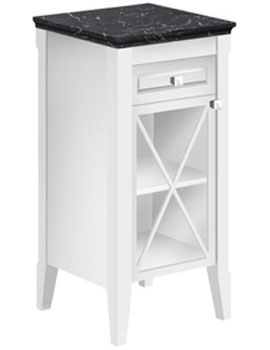 Hommage White Side Cabinet 440mm - 8964