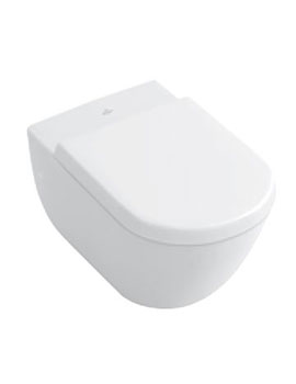 Villeroy and Boch Subway Wall Hung Oval Toilet 370mm - 66001001  By Villeroy and Boch