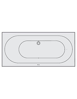 Villeroy and Boch Oberon Duo Rectangular Bath 1900 x 900mm