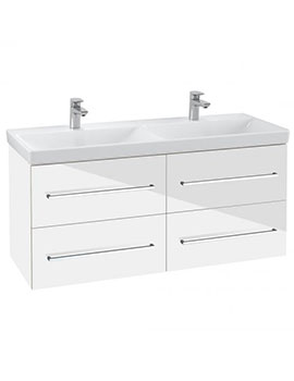 Villeroy and Boch Avento 1180mm 4 Drawer Unit for Double Basin - A89300