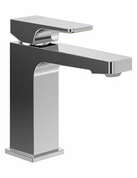Villeroy and Boch&nbsp;Architectura Square Basin Mixer Tap with Pop-Up Waste - Chrome