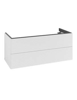 Antao Vanity unit 1188 x 504 x 493 mm with Grain Texture - Panel: Paint