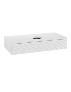 Antao Vanity unit 1000 x 190 x 500 mm with Grain Texture - Panel: Paint