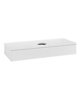 Antao Vanity unit 1200 x 190 x 500 mm with Grain Texture - Panel: Paint