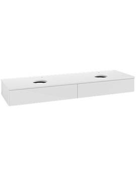 Antao Vanity unit 1600 x 190 x 500 mm with No Texture - Panel: Paint