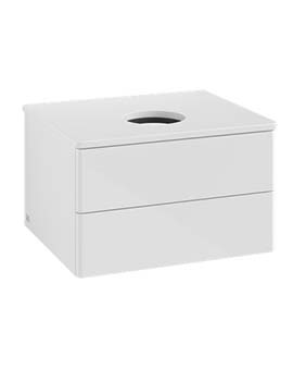 Antao Vanity unit 600 x 360 x 500 mm with No Texture - Panel: Paint