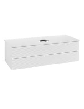 Antao Vanity unit 1200 x 360 x 500 mm with Grain Texture - Panel: Paint