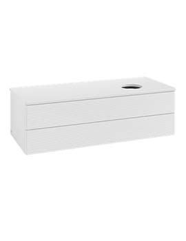 Antao Vanity unit 1200 x 360 x 500 mm with Grain Texture - Panel: Paint
