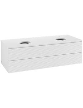 Antao Vanity unit 1200 x 360 x 500 mm with Grain Texture - Panel: Paint