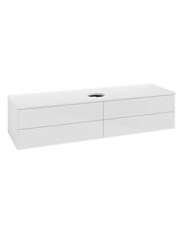 Antao Vanity unit 1600 x 360 x 500 mm with No Texture - Panel: Paint
