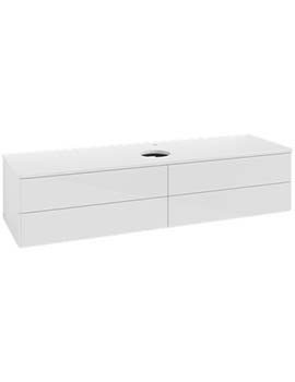 Antao Vanity unit 1600 x 360 x 500 mm with No Texture - Panel: Paint