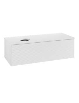 Antao Vanity unit 1200 x 360 x 500 mm with Grain Texture - Panel: Paint
