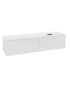 Antao Vanity unit 1600 x 360 x 500 mm with No Texture - Panel: Paint
