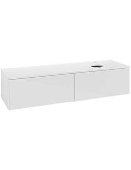 Antao Vanity unit 1600 x 360 x 500 mm with No Texture - Panel: Paint