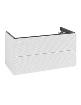 Antao Vanity unit 988 x 504 x 496 mm incl Lighting with Grain Texture - Panel: Paint