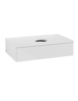 Antao Vanity unit 800 x 190 x 500 mm incl Lighting with No Texture - Panel: Paint