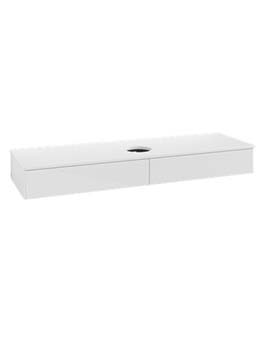 Antao Vanity unit 1600 x 190 x 500 mm incl Lighting with No Texture - Panel: Paint