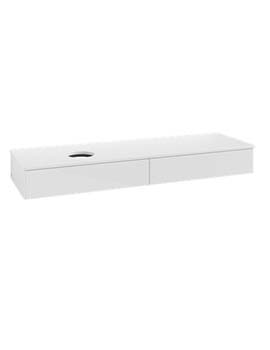 Antao Vanity unit 1600 x 190 x 500 mm incl Lighting with No Texture - Panel: Paint
