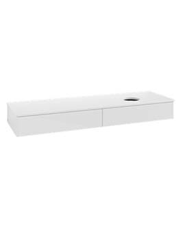 Antao Vanity unit 1600 x 190 x 500 mm incl Lighting with No Texture - Panel: Paint