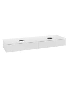 Antao Vanity unit 1600 x 190 x 500 mm incl Lighting with No Texture - Panel: Paint